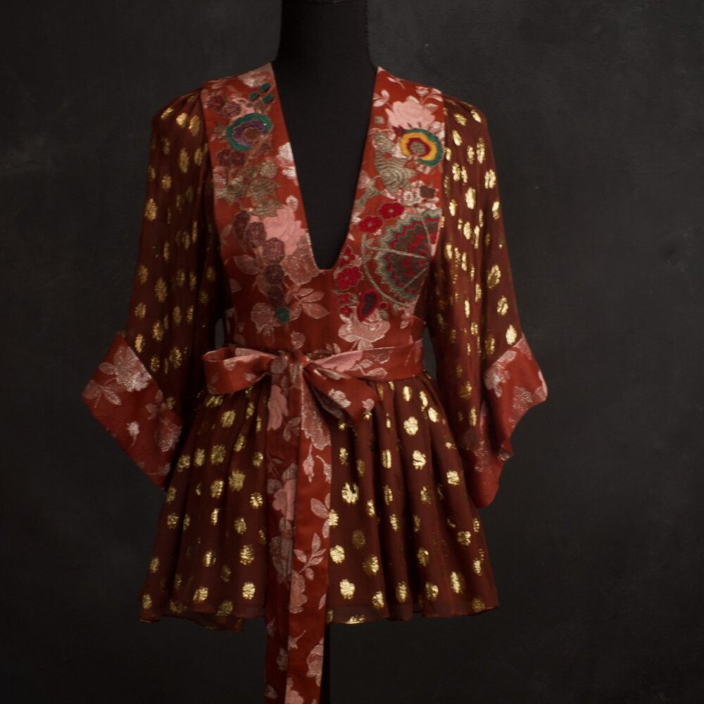 Catherine Malandrino Vintage V Neck